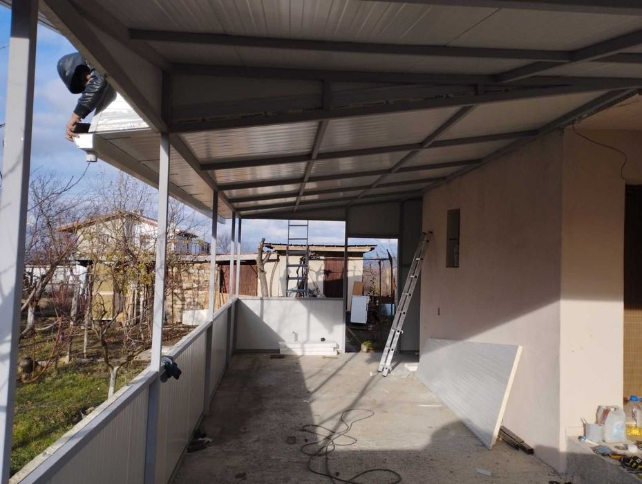 Метални навеси, беседки и конструкции