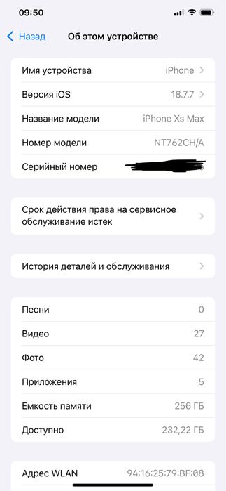 Iphone Xs Max 256 GB