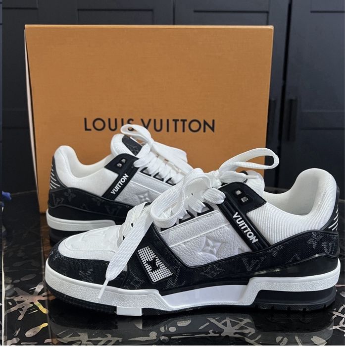 #NOU# Louis Vuitton Icon Denim Negru #VERIFICARE COLET#