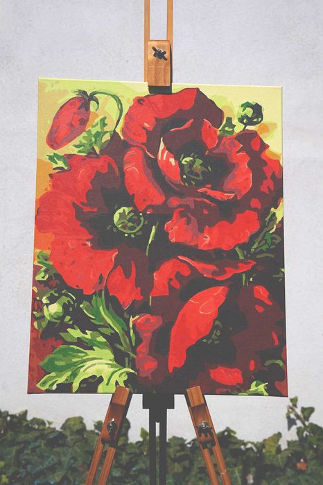 Picturi pe numere - tablouri pictate, înrămate, perfecte pentru agățat