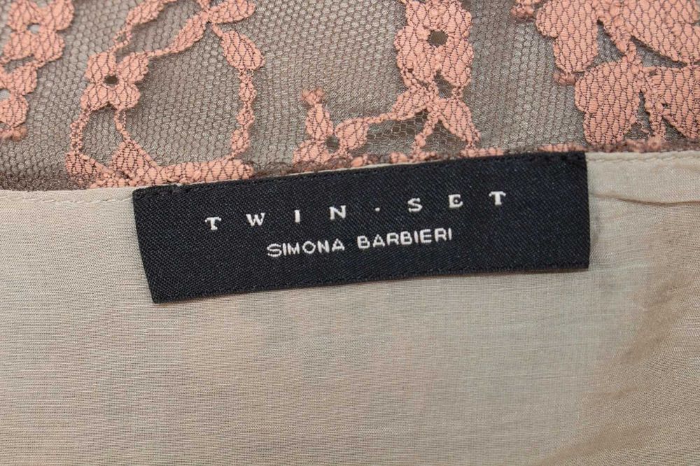 TWINSET Simona Barbieri оригинална дамска дантелена рокля L