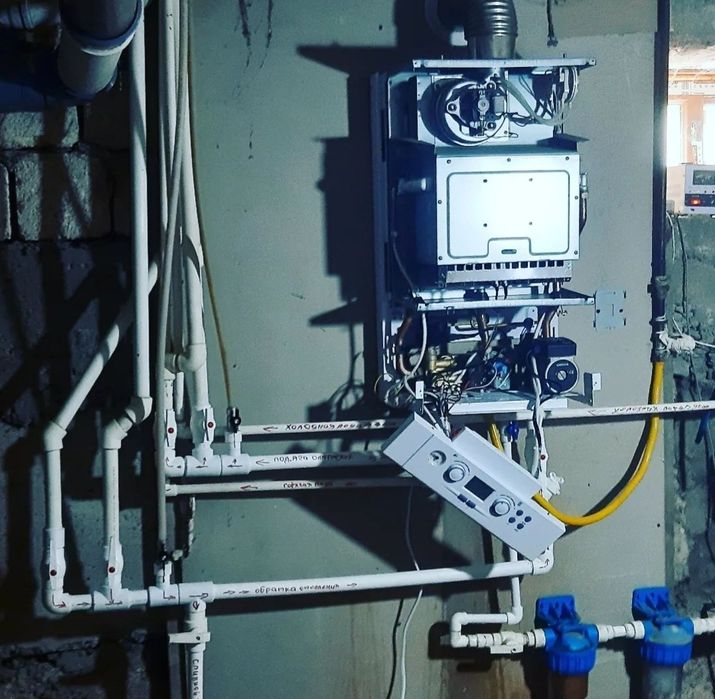 Ремонт установка газовых котлов и колонок