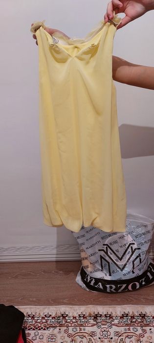 желтое  платье для утренника