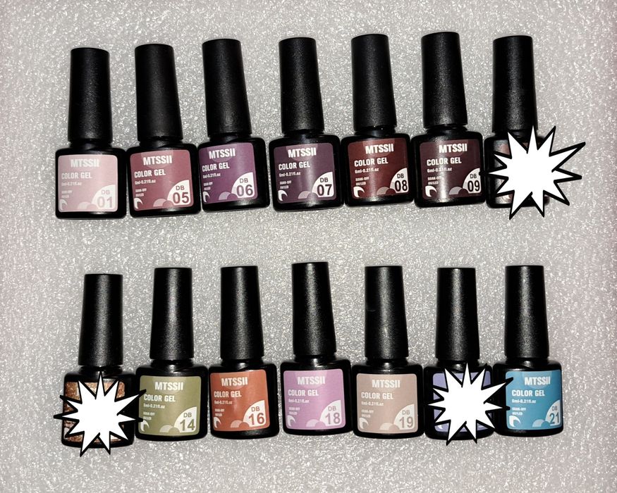 Oje semipermanente pentru lampa diverse culori - 5 lei