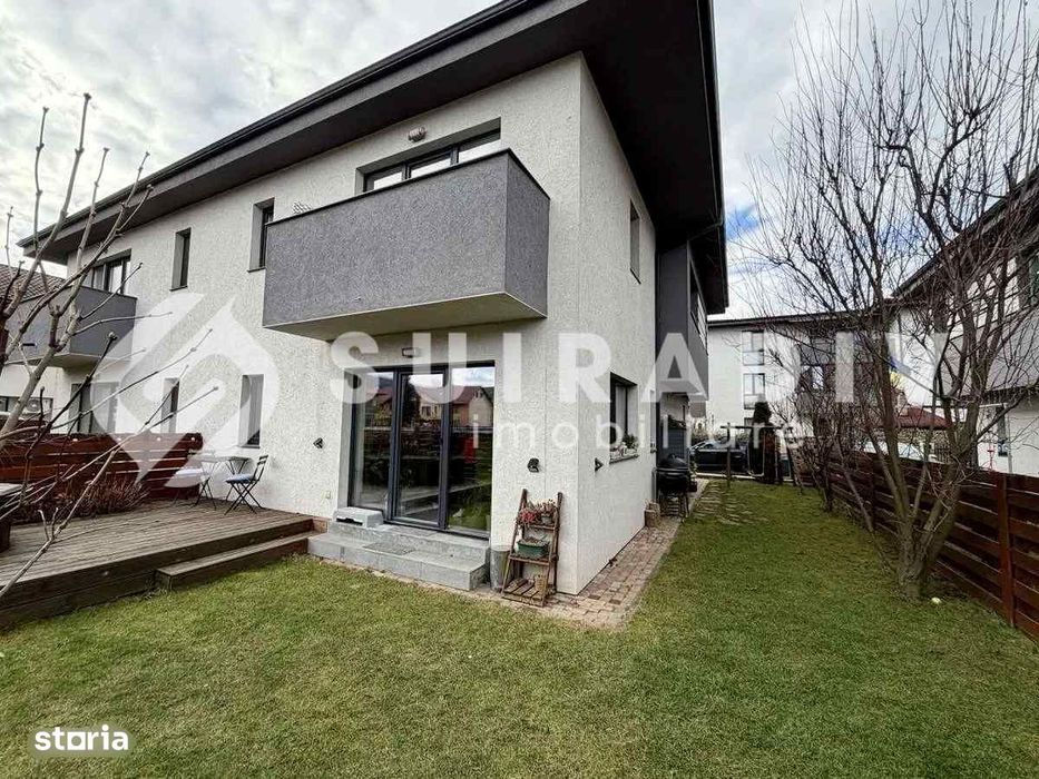 Casă modernă 125 mp, 5 camere, ciubăr și 3 parcări – teren 250 mp