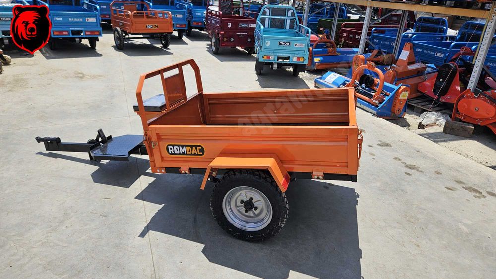 Remorca agricola noua 450 kG pt motocultor Agramix utilaj nou