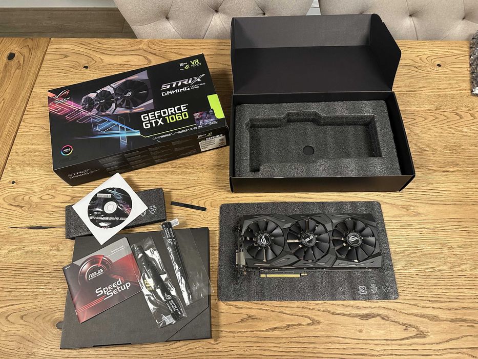 Видео карта Asus ROG STRIX GeForce GTX 1060-O6G-GAMING