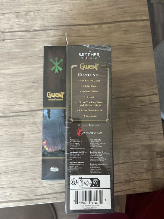 Настолна игра: Gwent The Legendary Card Game + Gamepad