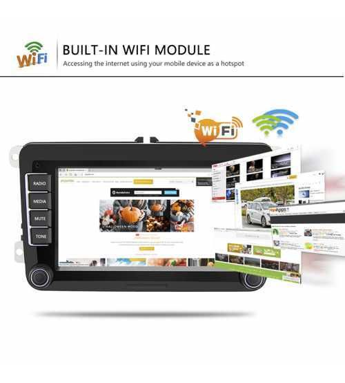 dvd auto vw cu android 1+16gb wi fi bt radio