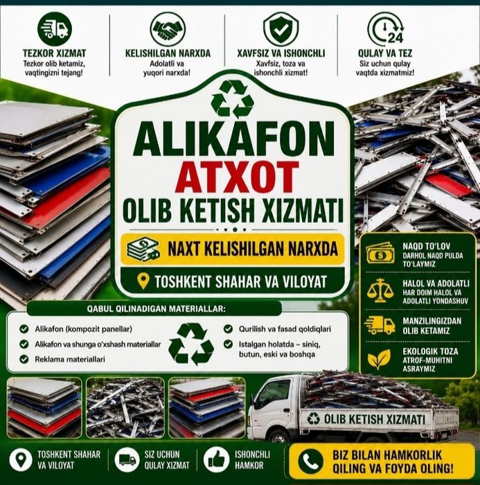 Metallom olamiz 24/7 Pererabotka metalalom