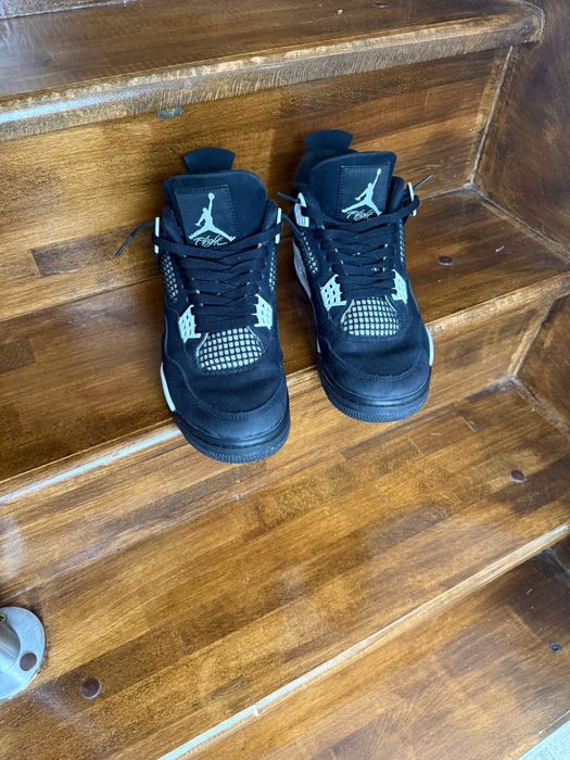 Adidasi jordan 4 model(White Thunder)