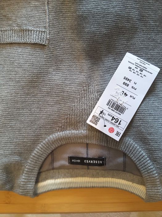 Елегантна блуза за момче  в сив цвят 13 год-164 см /Резерве