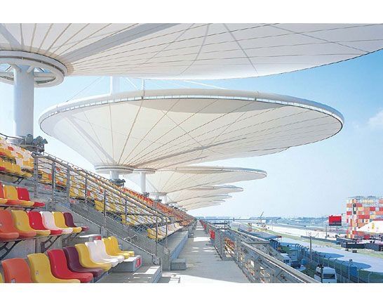 Шатры мембранные натяжные