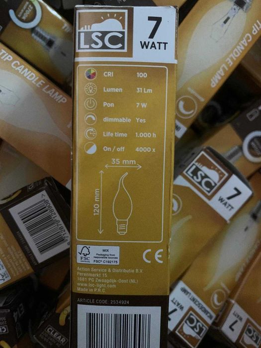 Bec incandescent 7 W, soclu E14