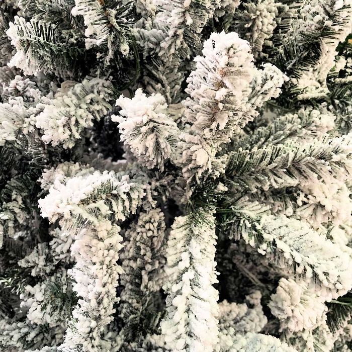 Ель, елка заснеженная Flock Deluxe 250 cm