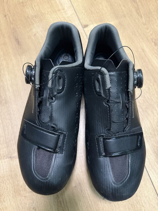 Pantofi ciclism Shimano PR5 marimea 43 talpa carbon placute. LOOK