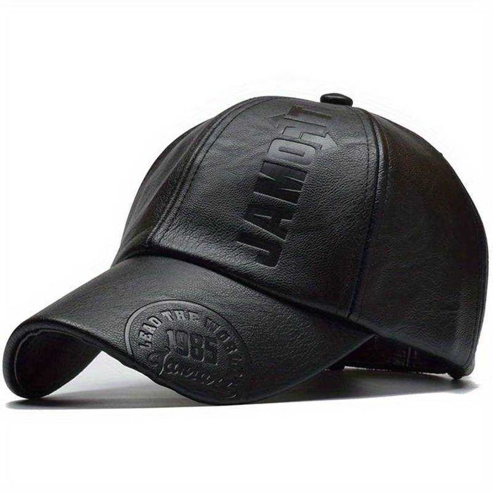 Sapca de baseball din piele PU britanică unisex. Pret 30 lei  Livrare gratis in Bucuresti la Bucur Obor, prin OLX la FANbox 10-15 lei.