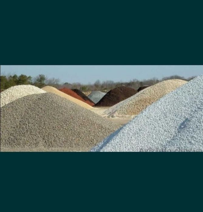 Крупный песок, мелкий песок, щебень,отсев