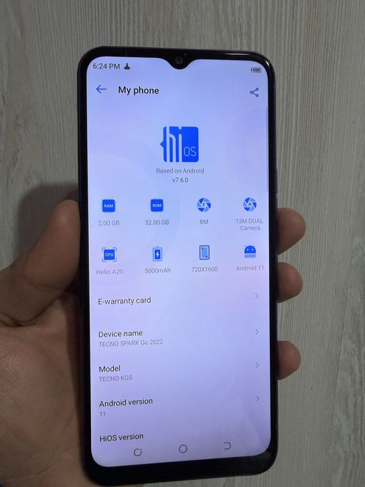 Tecno Spark Go Blue