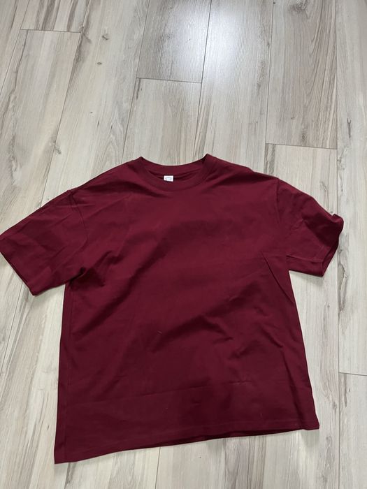 Футболка бордовая