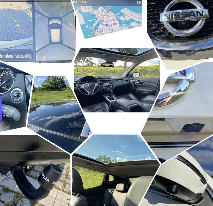Nissan Qashqai TEKNA+,2015,1,6DCI,4X2,130CP,M6,Navi,Camera 360,TRAPA,Piele,KmReali