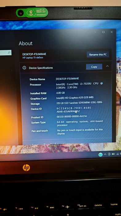 Laptop HP 15 inch