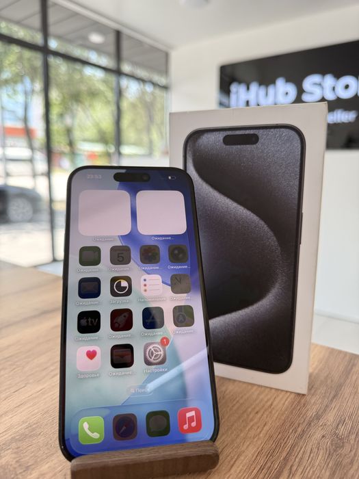 iPhone 15 Pro•256GB/85%BlueTitanium Айфон 15 Про•256%/85%КөкТитан