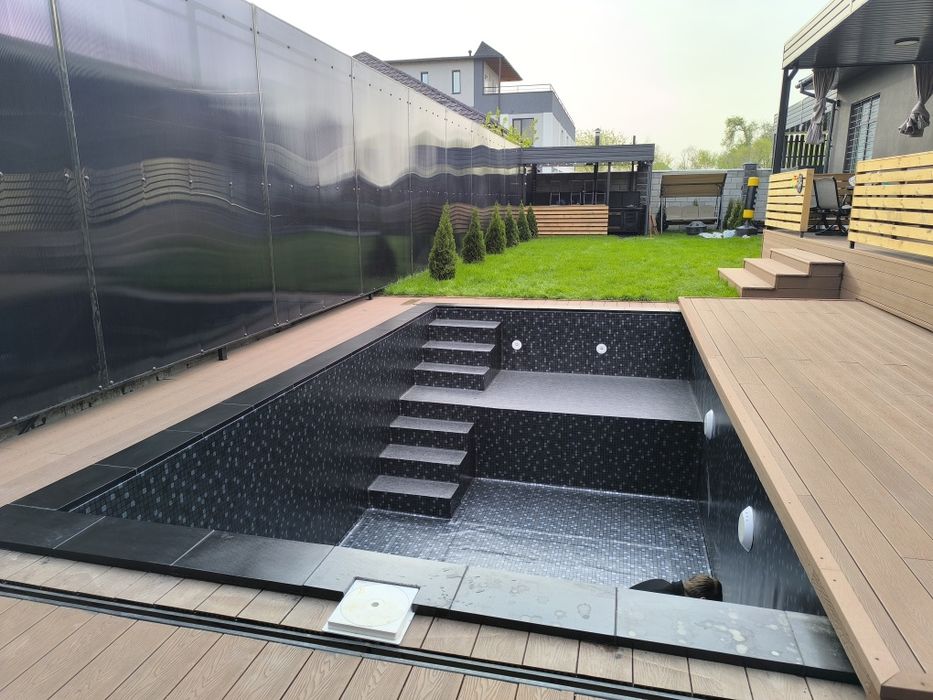 Строительство бассейнов ПВХ пленка