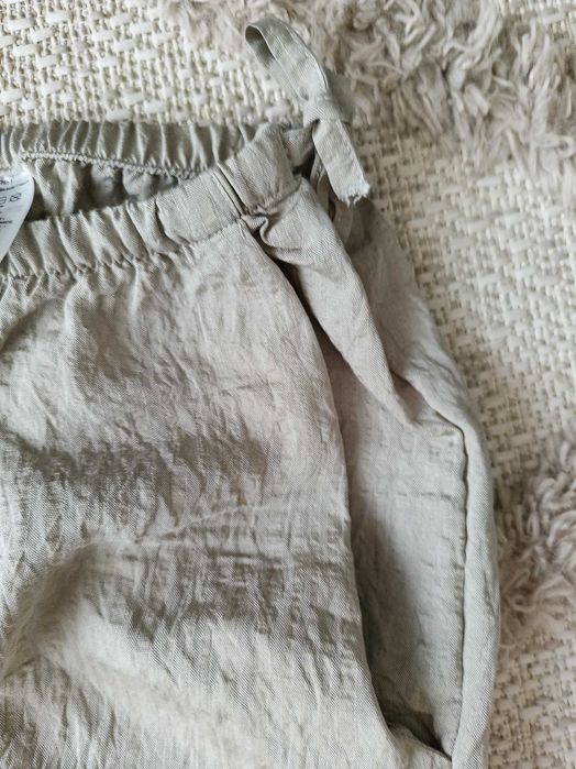 Pantaloni vâscoză verde kaki H&M măr.S-M