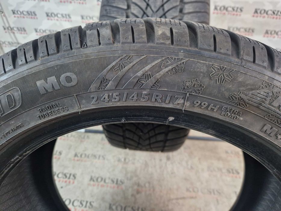 Anvelope second hand iarna m+s 245 45 17 Dunlop