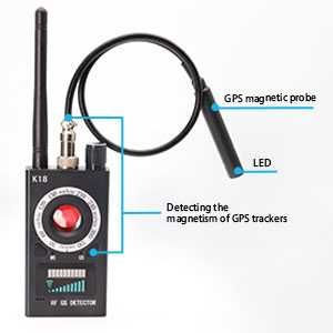 Детектор за скрита камера, GPS, подслушватели SIKVIO K18