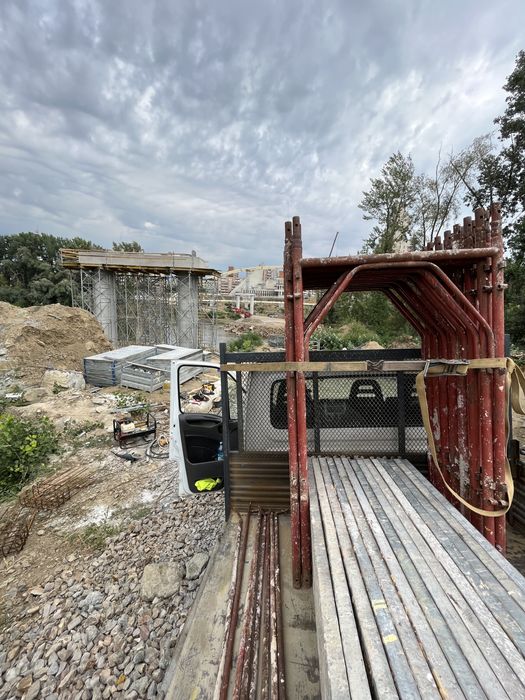 Schela 6m din aluminiu pe roti, schela metalica, popici, panouri doka