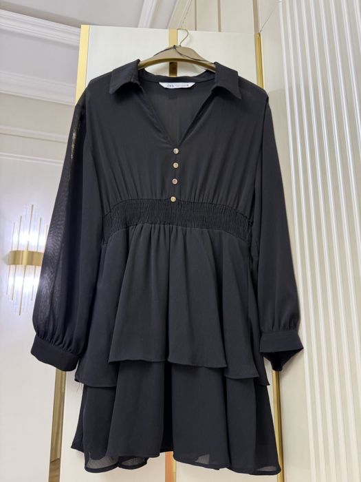 Чёрное платье ZARA (турция)