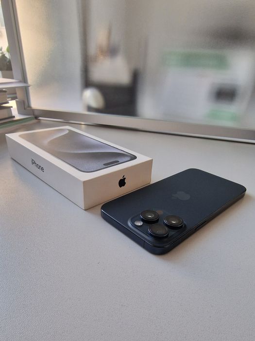 Iphone 15 Pro Max 256GB Titanium Blue Z/AA. Garantiya beraman!