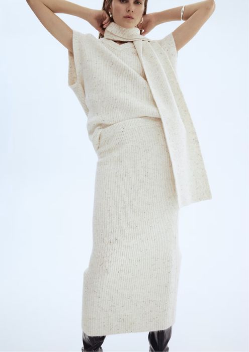 Дамска пола плетиво H&M