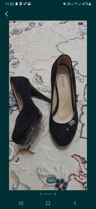 Туфли замша 38р.