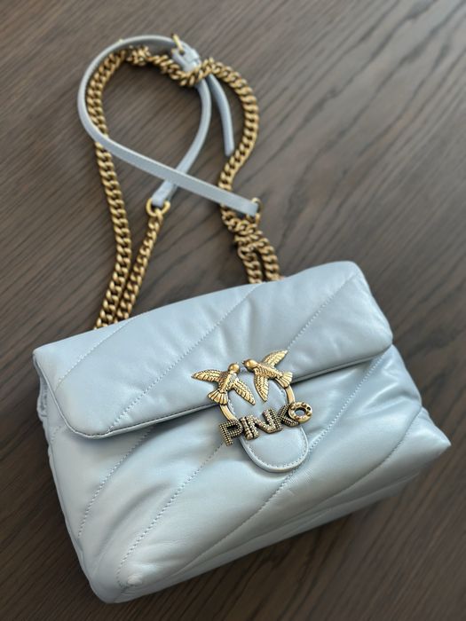 Чанта Pinko естествена кожа