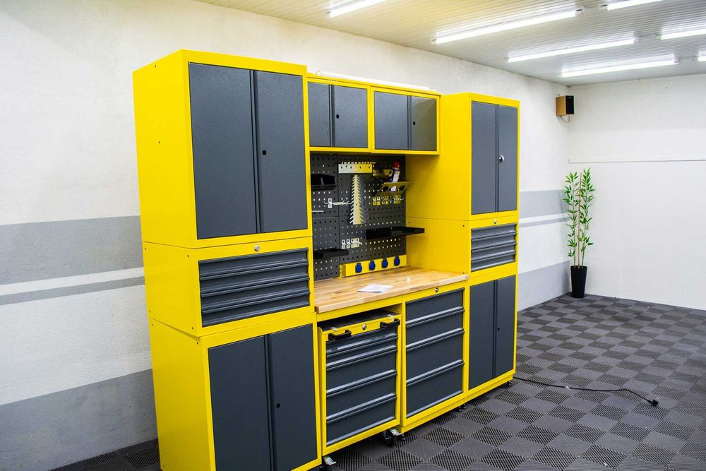 Banc de lucru modular atelier, service auto, fabrici