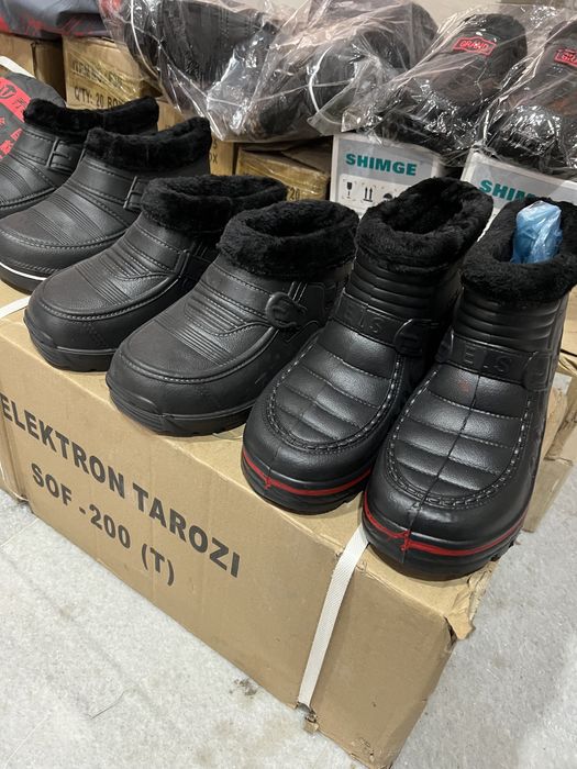 Сапоги резиновые с мехом