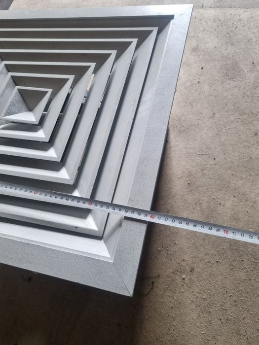 Решётки Вентиляционые диффузор 60×60.