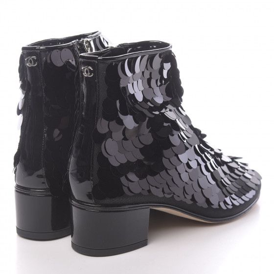 Chanel летни боти с пайети