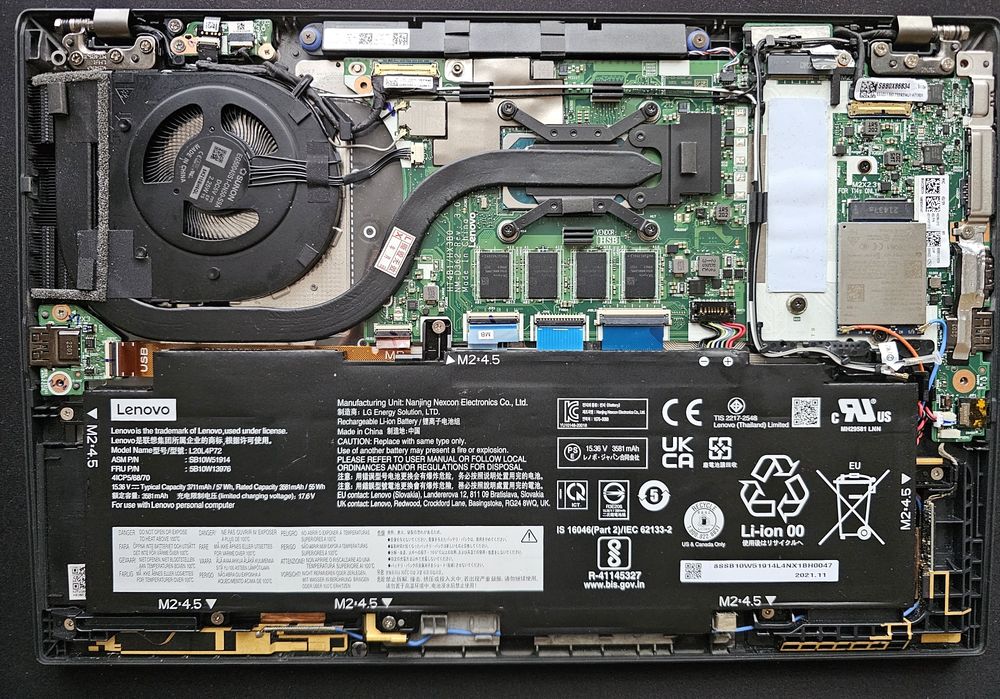 Продавам Lenovo ThinkPad T14s Gen 2 на части