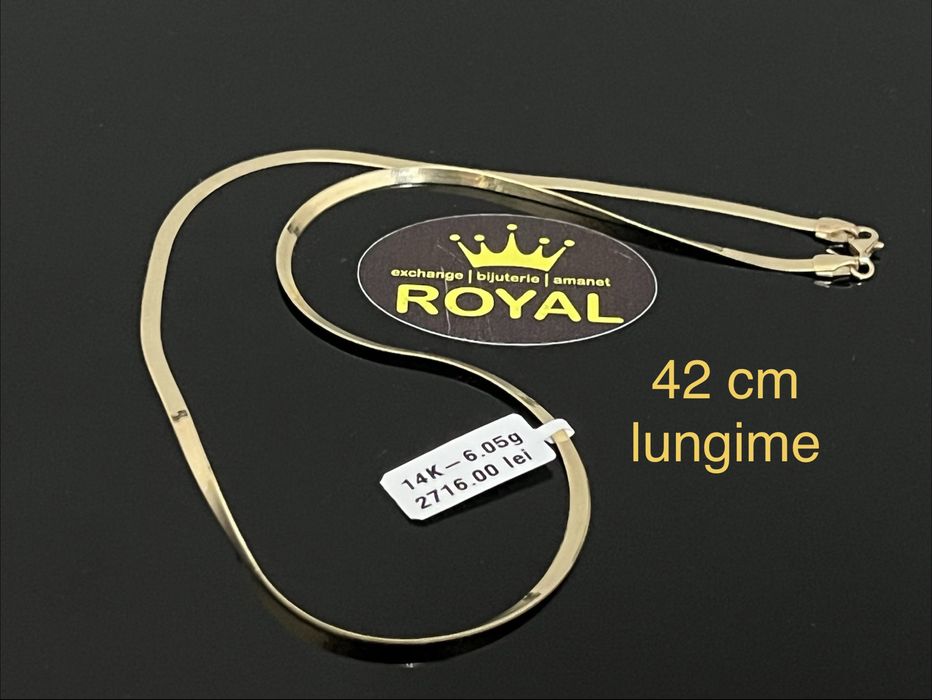Bijuteria Royal CB : Colier damă aur 14k 585  6,05 gr
