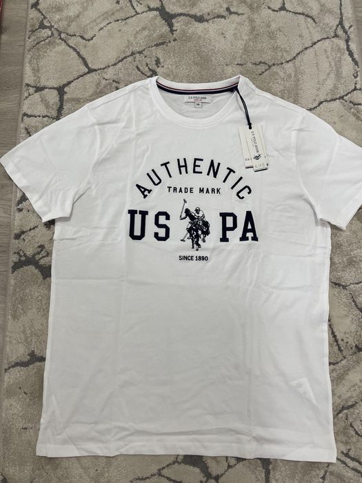 Tricou U S Polo Assn alb 2XL