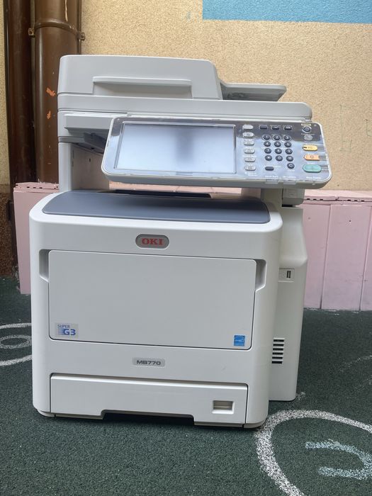 Multifuncțional profesional OKI MB770 – Laser Alb-Negru A4 (Imprimantă/Copiat/Scan/Fax)