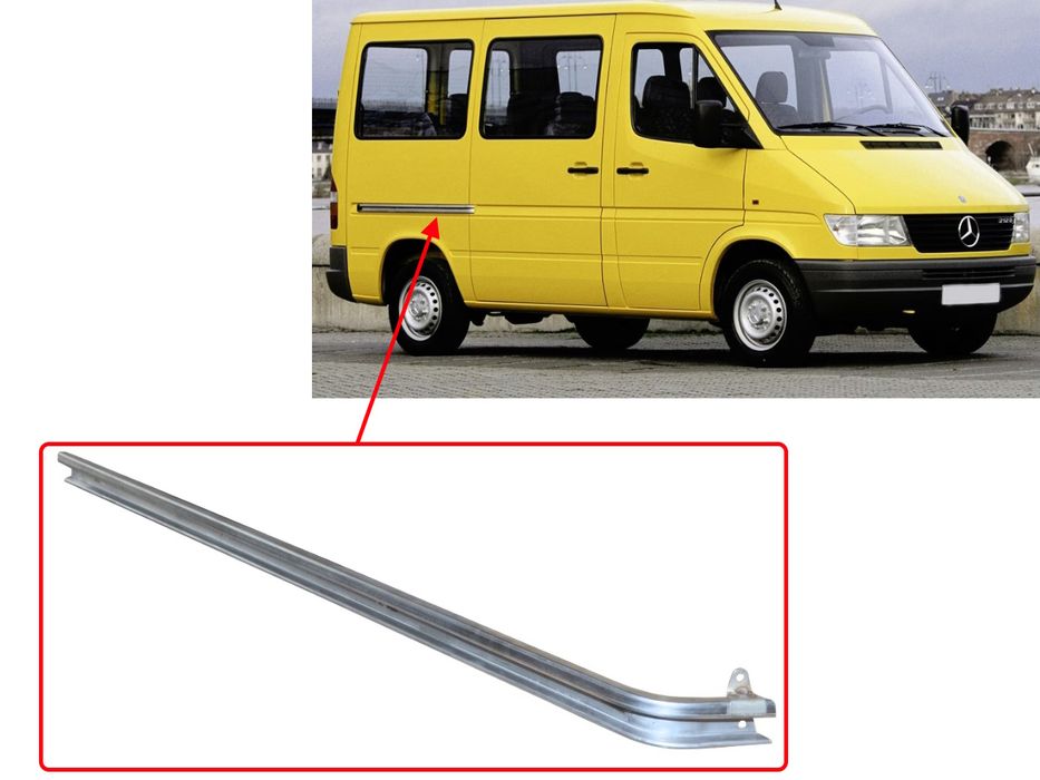Релса за плъзгаща врата за Mercedes Sprinter W901/W902/W903/W904/W905
