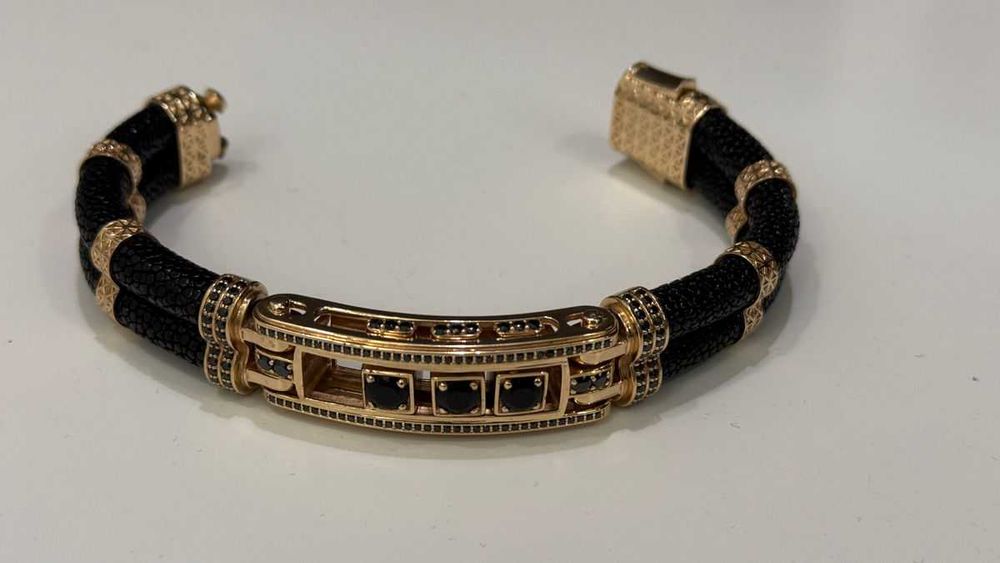 Bratara exclusiva din aur 14k, 75gr