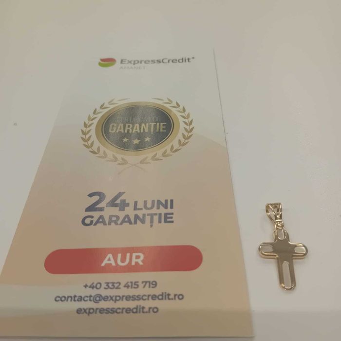 Medalion aur 14k 2.02g (ag49 Esplanada b.6311) * 2 ani garantie