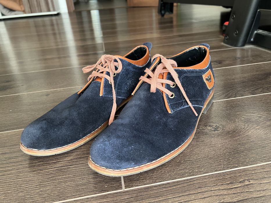 Pantofi Armani piele intoarsa