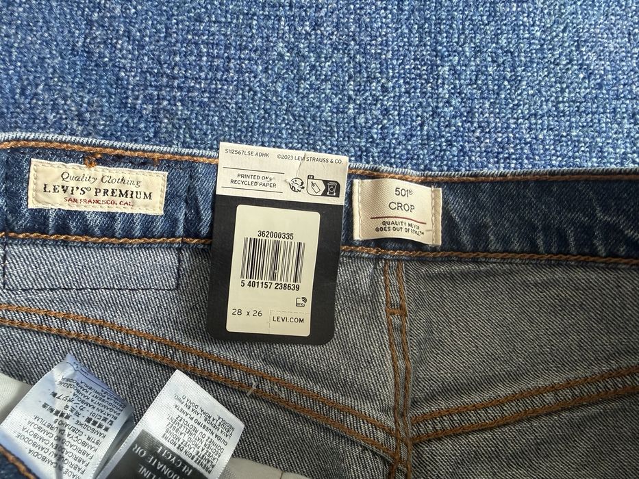 Levis 501 Crop / Levi’s 501 Curve Jeans ОРИГИНАЛНИ дамски дънки - 28-30
